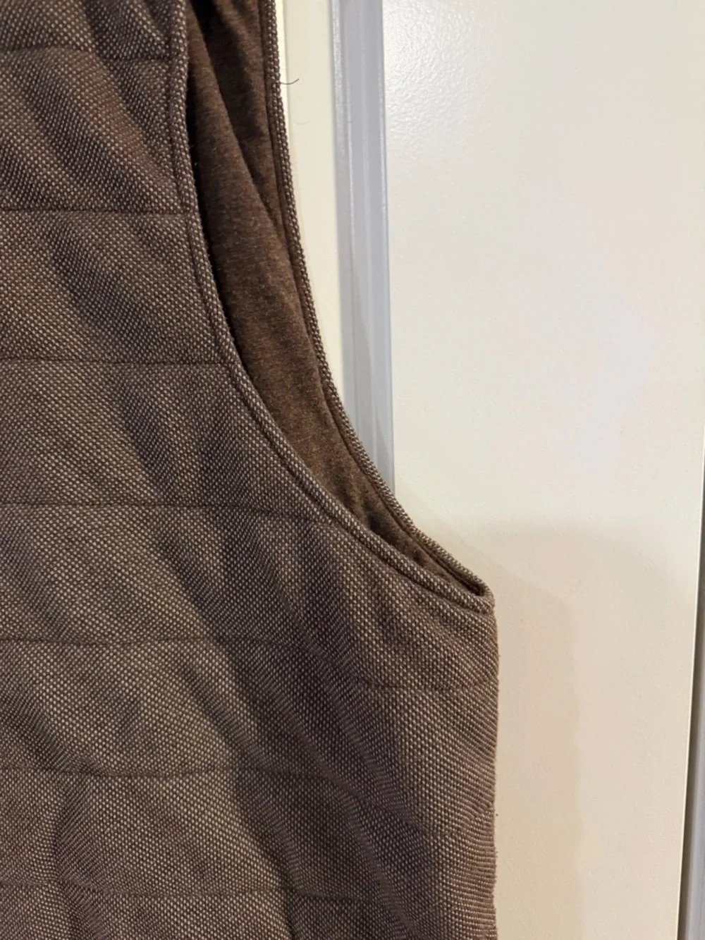 Polo by Ralph Lauren Quilted Brown Zip-Front Vest - #44 - Picture 4 of 7